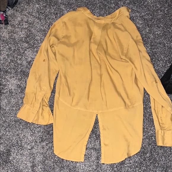 Yellow Button Up - Picture 3 of 7